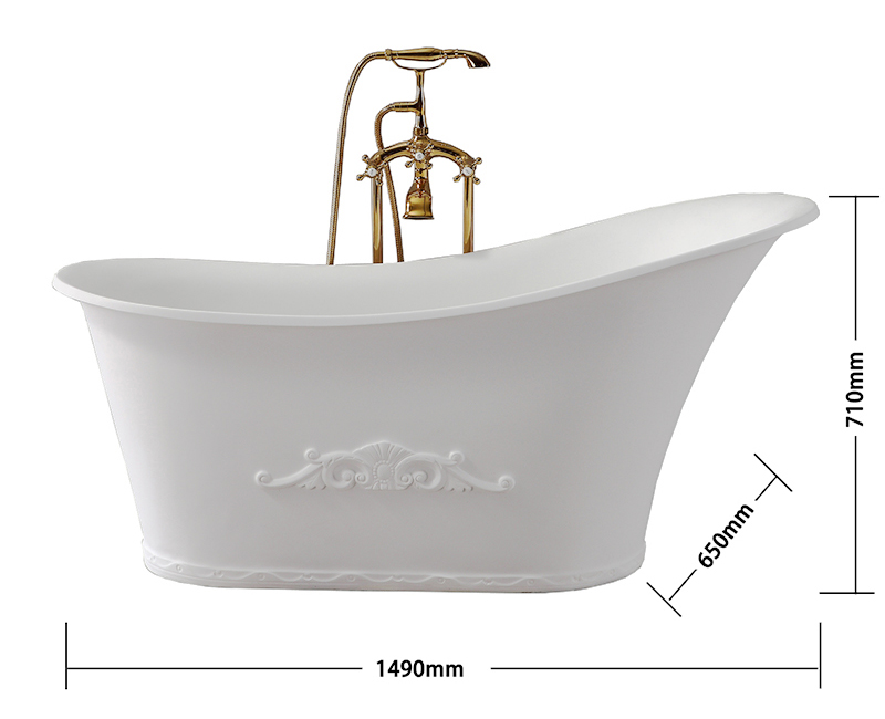 small soaking tub