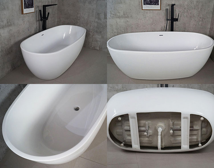 freestanding acrylic bathtub