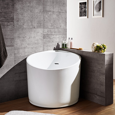 round Japanese Soaking Tub