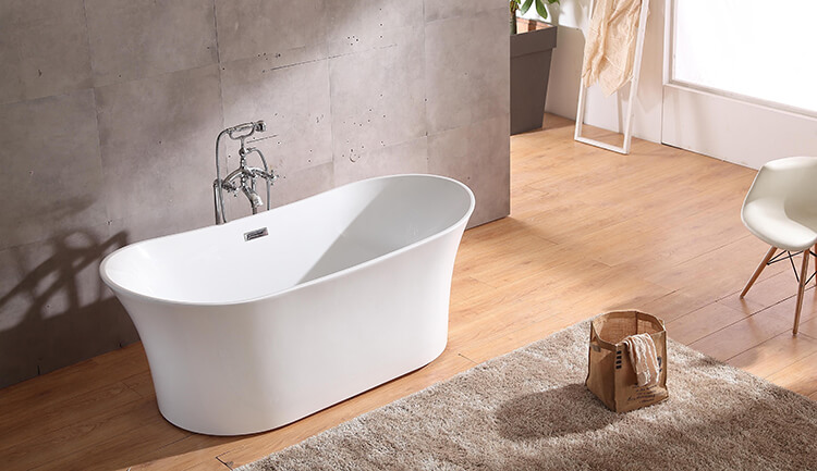 KOBIA acrylic slipper freestanding tub