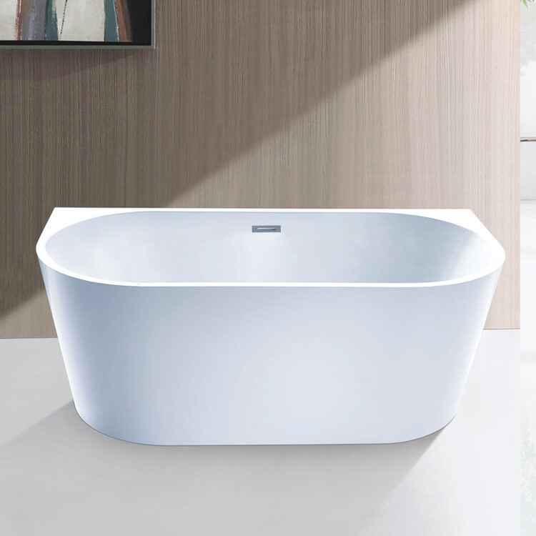 Back to Wall Freestanding Bath