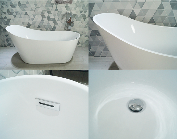 Acrylic Slipper Freestanding Tub