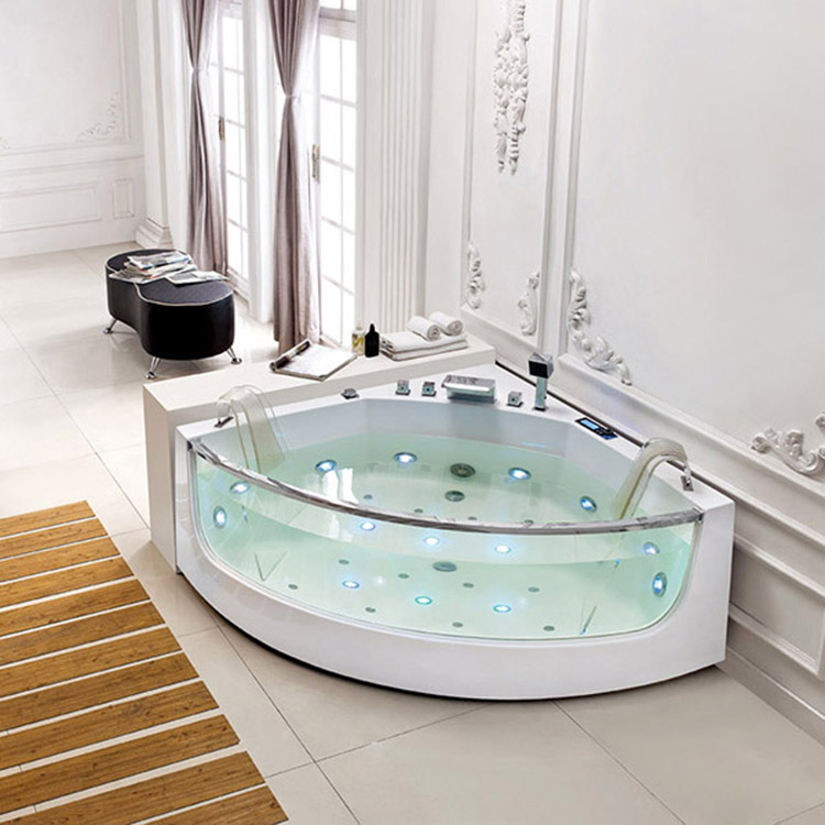  Corner whirlpool bathtub