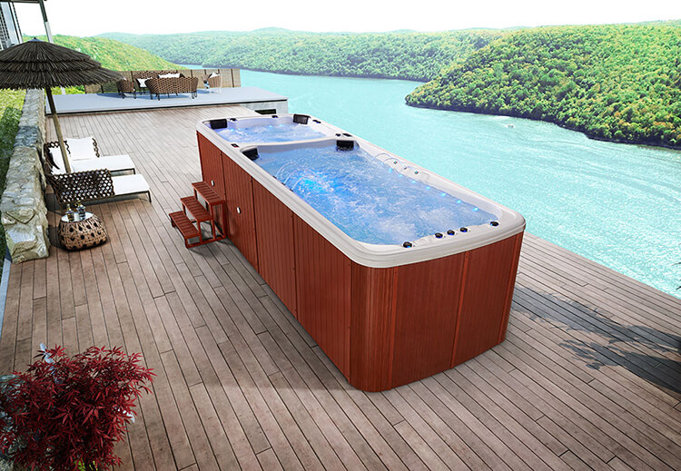 Spa Poolrectangular Jacuzzi Whirlpool Outdoor Swimming Pool Kobiabath