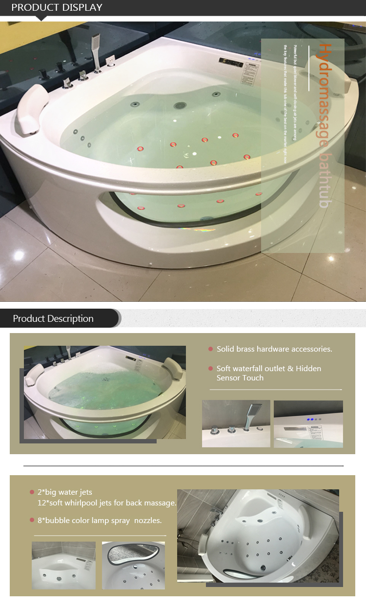 Hydromassage bathtub