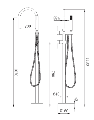 Hot-selling Freestanding Tub Faucet