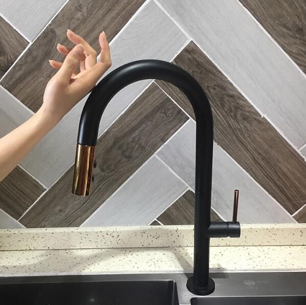 pull out kitchen mixer tap