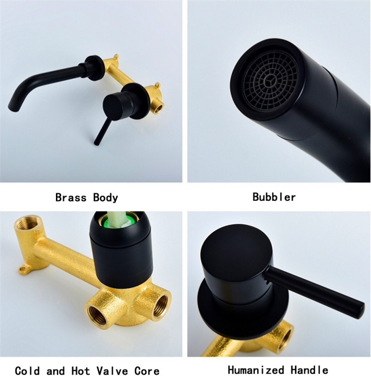 Wall Mount Bathroom Basin Faucet