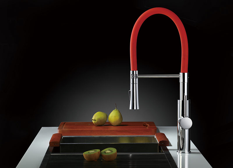 modern pull out kitchen faucet