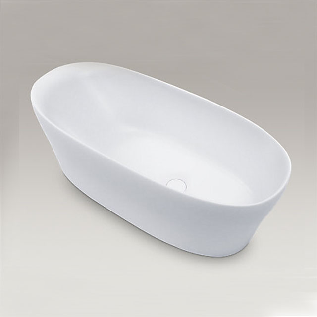 Luxury solid surface bathtub