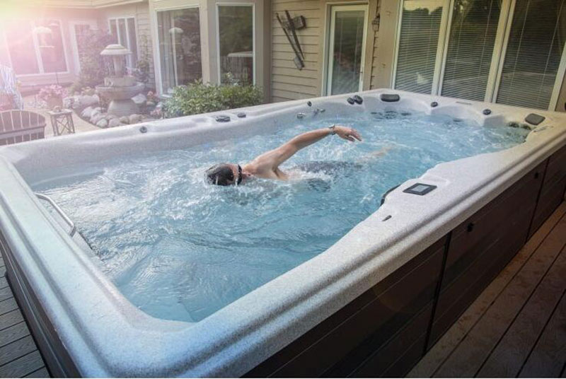 Above Ground Pool Hot Tub Combo