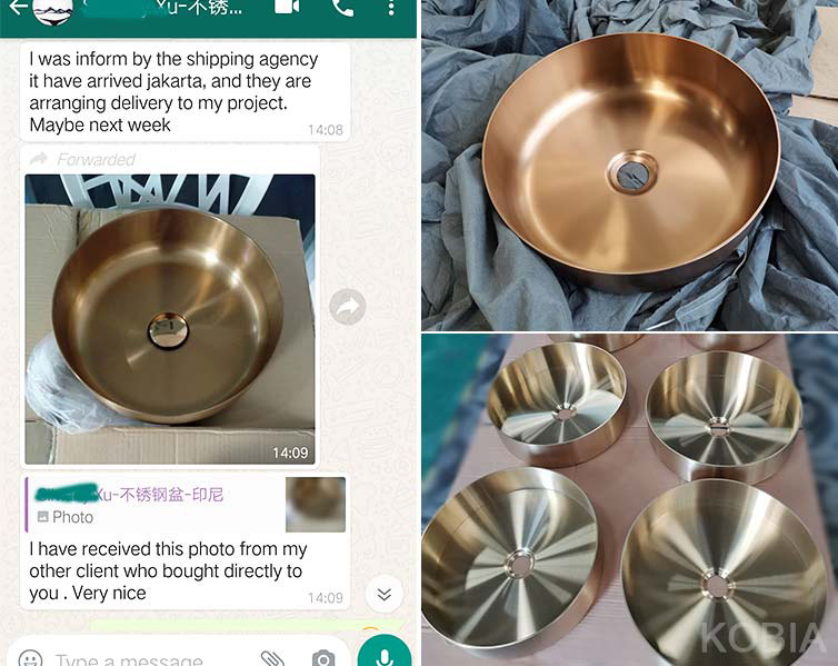 Stainless Steel Bathroom Sink Bowls