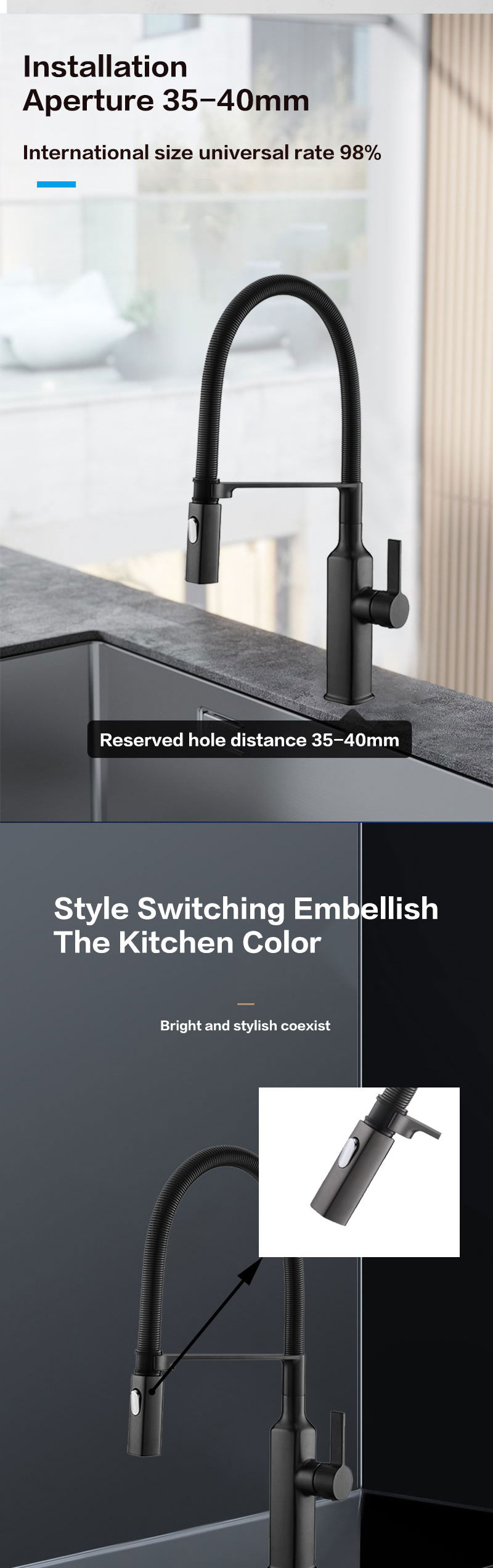 Single Handle Kitchen Faucet 