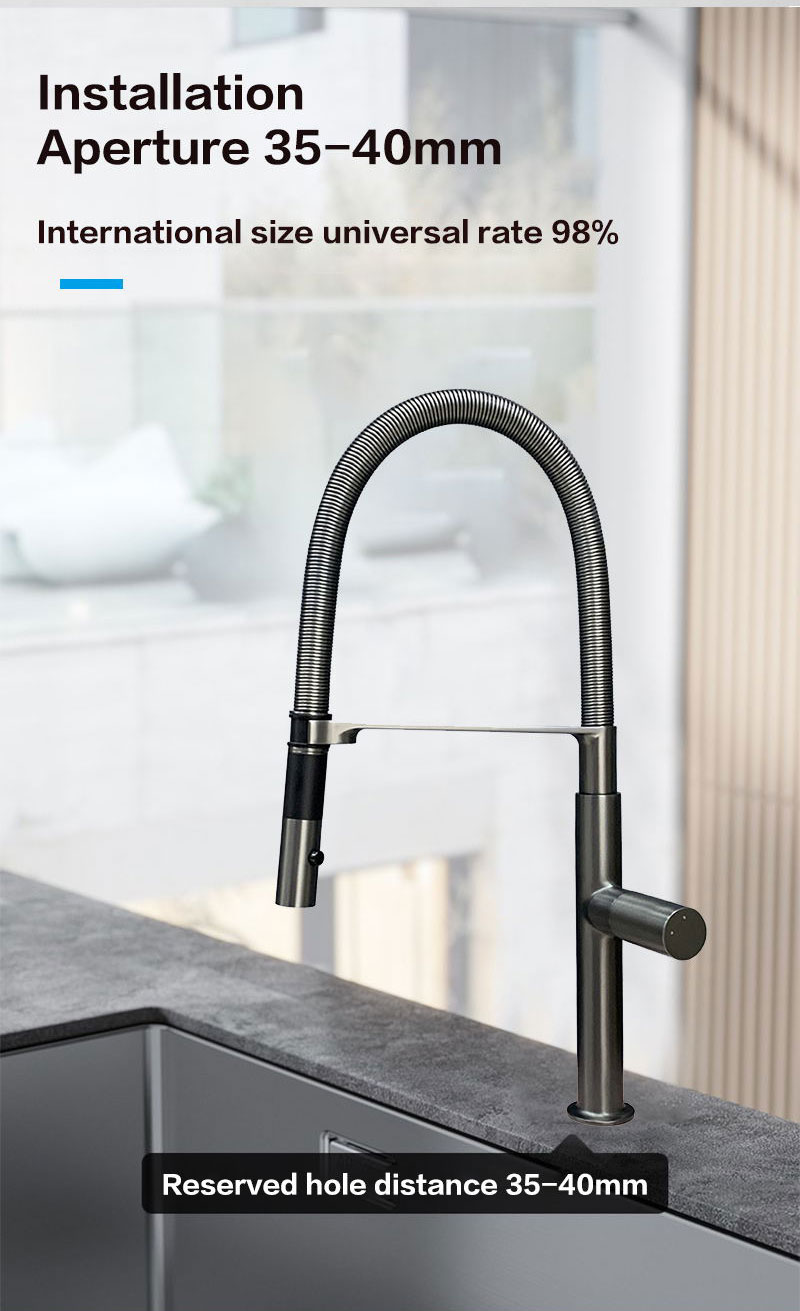 brass kitchen tap