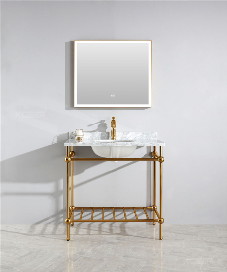 gold washstand