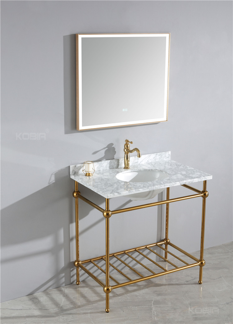 gold washstand