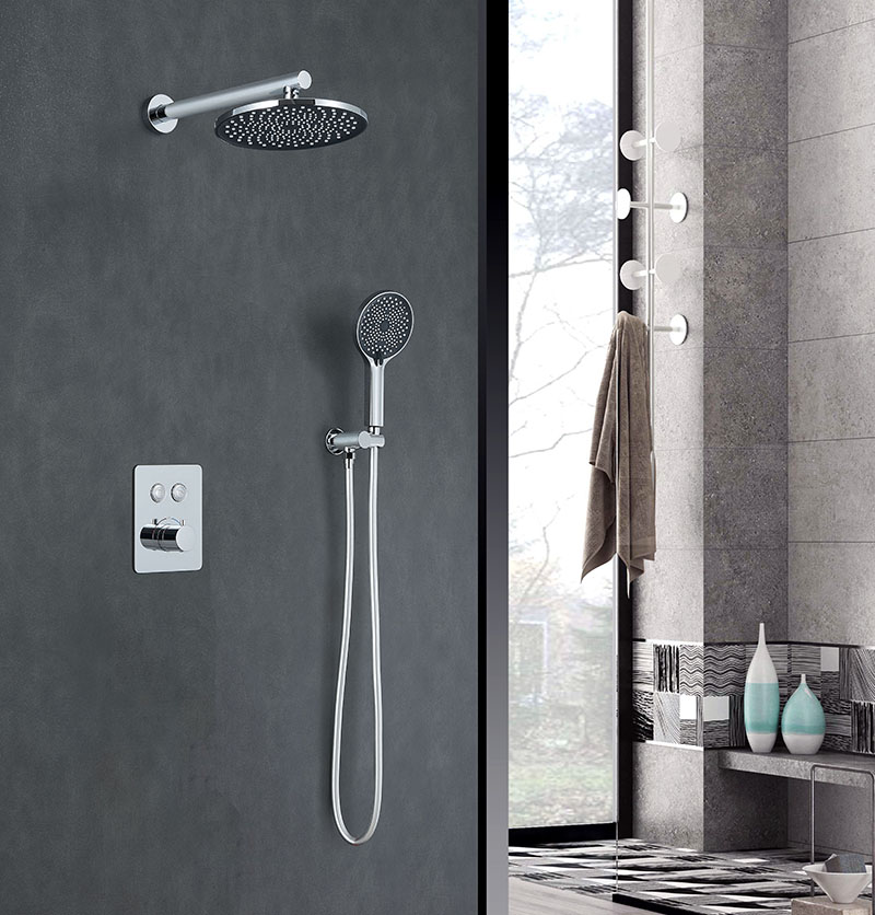 Rain Shower System With Handheld