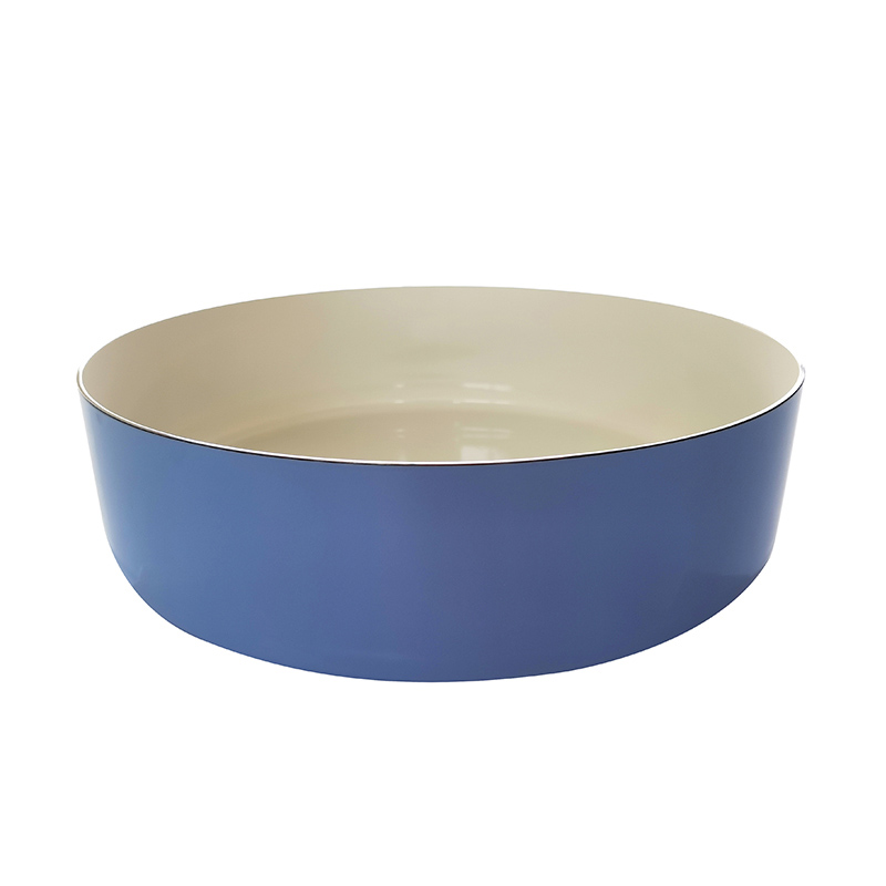 Enameled Steel Basin Bowl