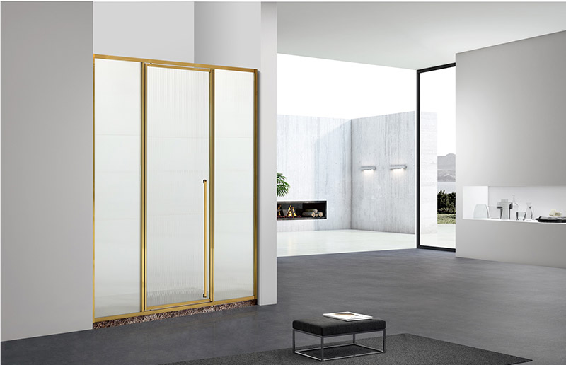 gold sliding door