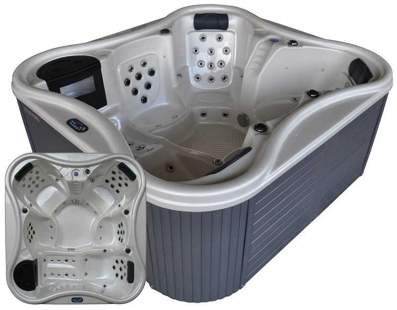 square hot tub