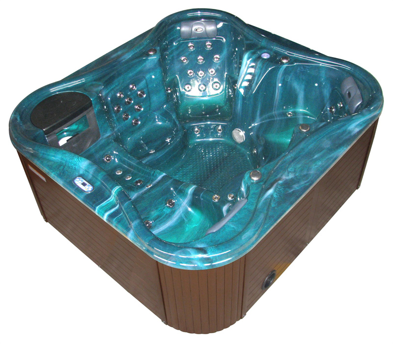 square hot tub