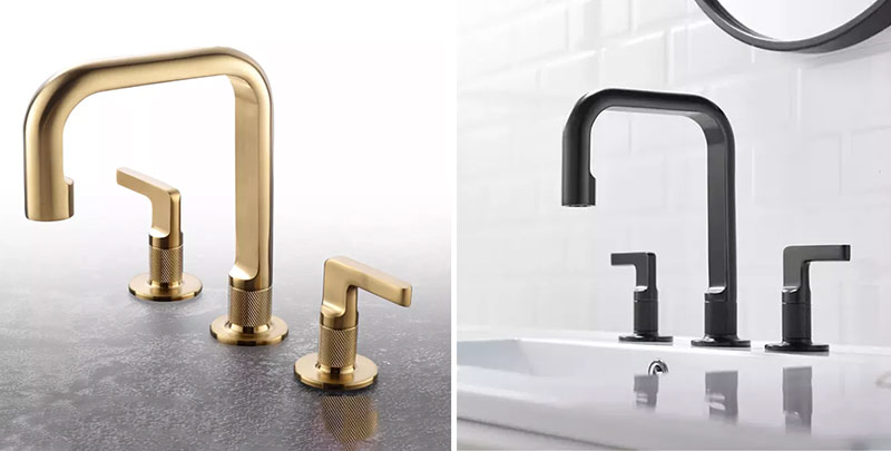 gold sink faucet