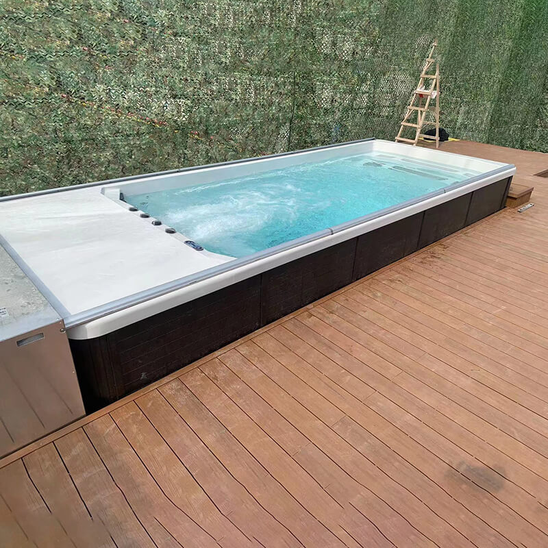 pool hot tub combo above ground