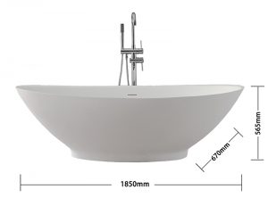 Acrylic Solid Surface Bathtub,72 Inch Extra Large Bathtub for Sale  k08