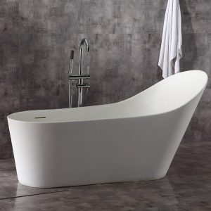 Stand Alone Tubs,70”Solid Surface Stone Resin Bathtub, Matte k38