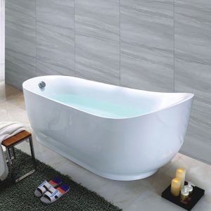 63”Ergonomic Design Acrylic Soaking Tub C6208