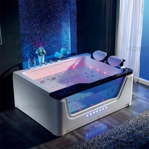 Bathroom Jacuzzi Tub with Three Side Skirts  k-605