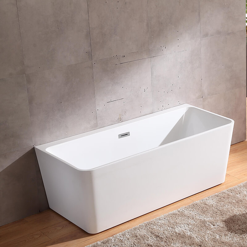 Freestanding Corner Bath Back to Wall Freestanding Bath