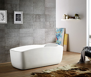 Give Bathroom a Modern Touch with Kobiabath Square Freestanding Bath