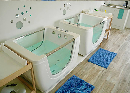 Bathtub in Baby Spa Center, Netherlands