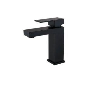 Single handle bathroom painting matte black faucet mixer