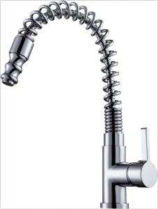 Spring design kitchen faucet contemporary single handle mixer