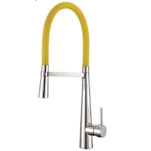 Yellow Single Hole Kitchen Faucet 59A Solid brass kitchen sink mixer