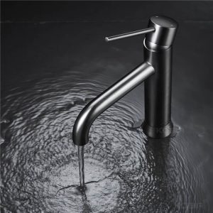 Wash Hand Basin Faucet Solid Brass Single Handle Bathroom Sink Faucet KO-6009QS