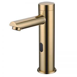 Basin Faucet Factory Gold Color Commercial Lavatory Automatic Circuit Motion Sensor Faucet
