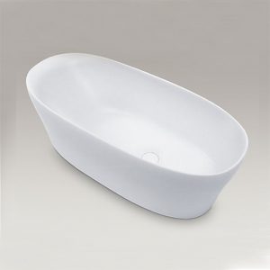 Luxury Solid Surface Bathtub For Project Stone Resin Oval Small Bathtub Size  k54