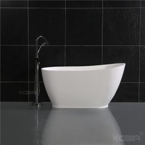 Soaking Solid Surface Bathtub Manufacturer European Style Small Freestanding Bath  K56