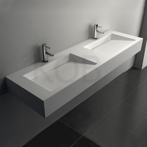 Trough Sinks Solid Surface Bathroom Wash Basin CK2021