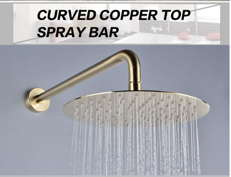 Conceal Shower, Gold Rainfall Shower System, Shower Faucet