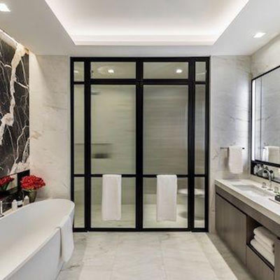 What should I look for when choosing a bathroom shower doors manufacturer?