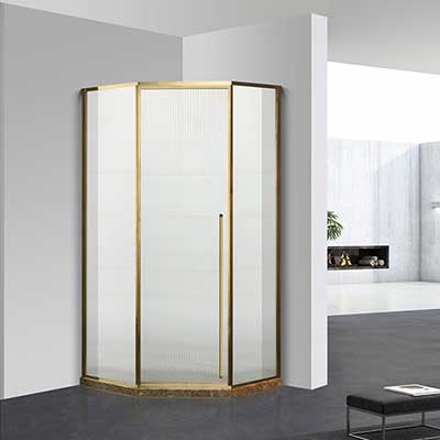 Best Shower Manufacturers for Swinging Glass Gold Unidoor