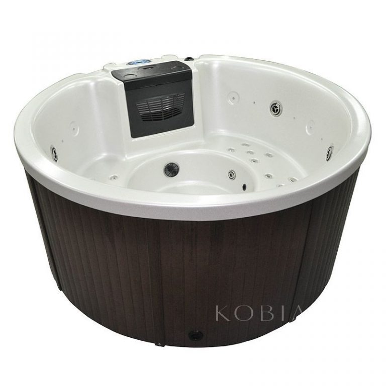Outdoor Jacuzzi Hot Tub Supplier, 5Person Outdoor Wooden Bathtub