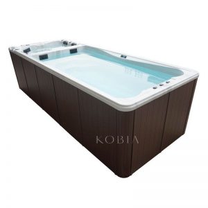 Above Ground Pool Hot Tub Combo Thermostatic Acrylic Jacuzzi Swim Spa Hot Tub  KG1-G9280