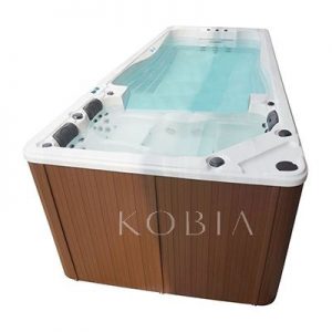 Endless Exercise Swimming Pool Outdoor Swim Spa 5.8m Balboa System Freestanding Bathtub KG1-G9281