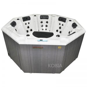 Whirlpool Bathtub Europe Balboa Control 40 Jets Whirlpool Outdoor Spa Hot Tub With Jacuzzier Function KG1-7311C